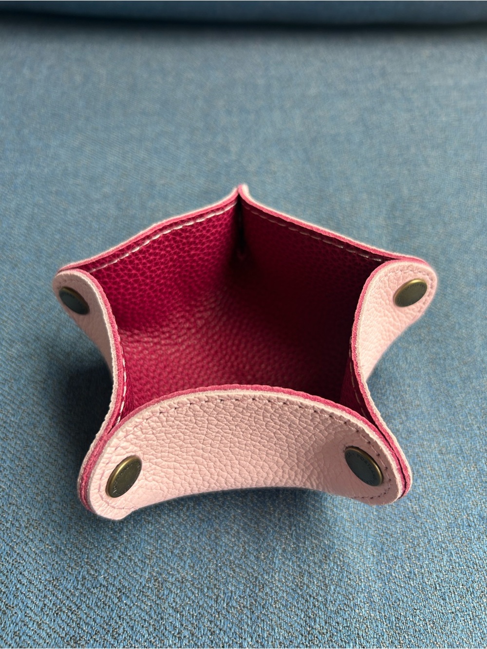 Portland Leather Goods Reversible Catchfly Trinket Tray - Picture 2 of 4